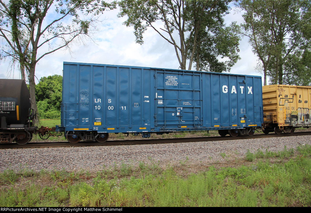 Blue GATX Box Car